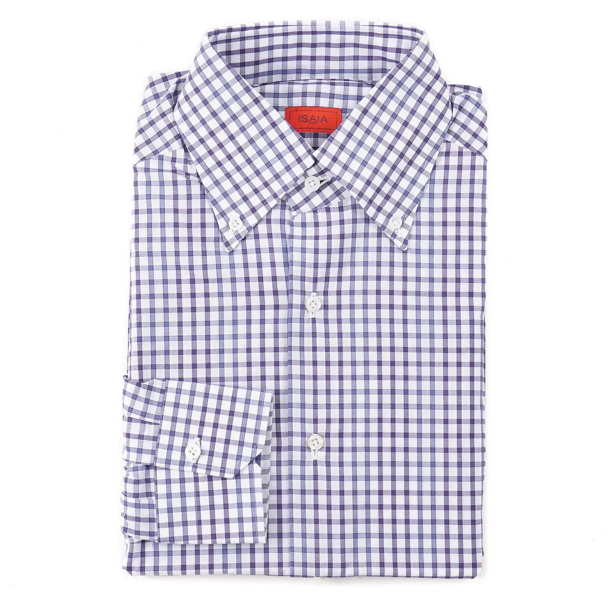 Isaia Tailored-Fit 'Mix' Cotton Shirt