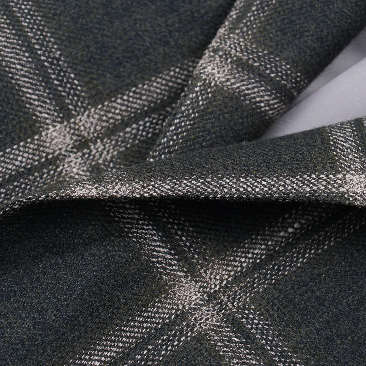 Isaia Woven Silk-Linen-Wool Sport Coat
