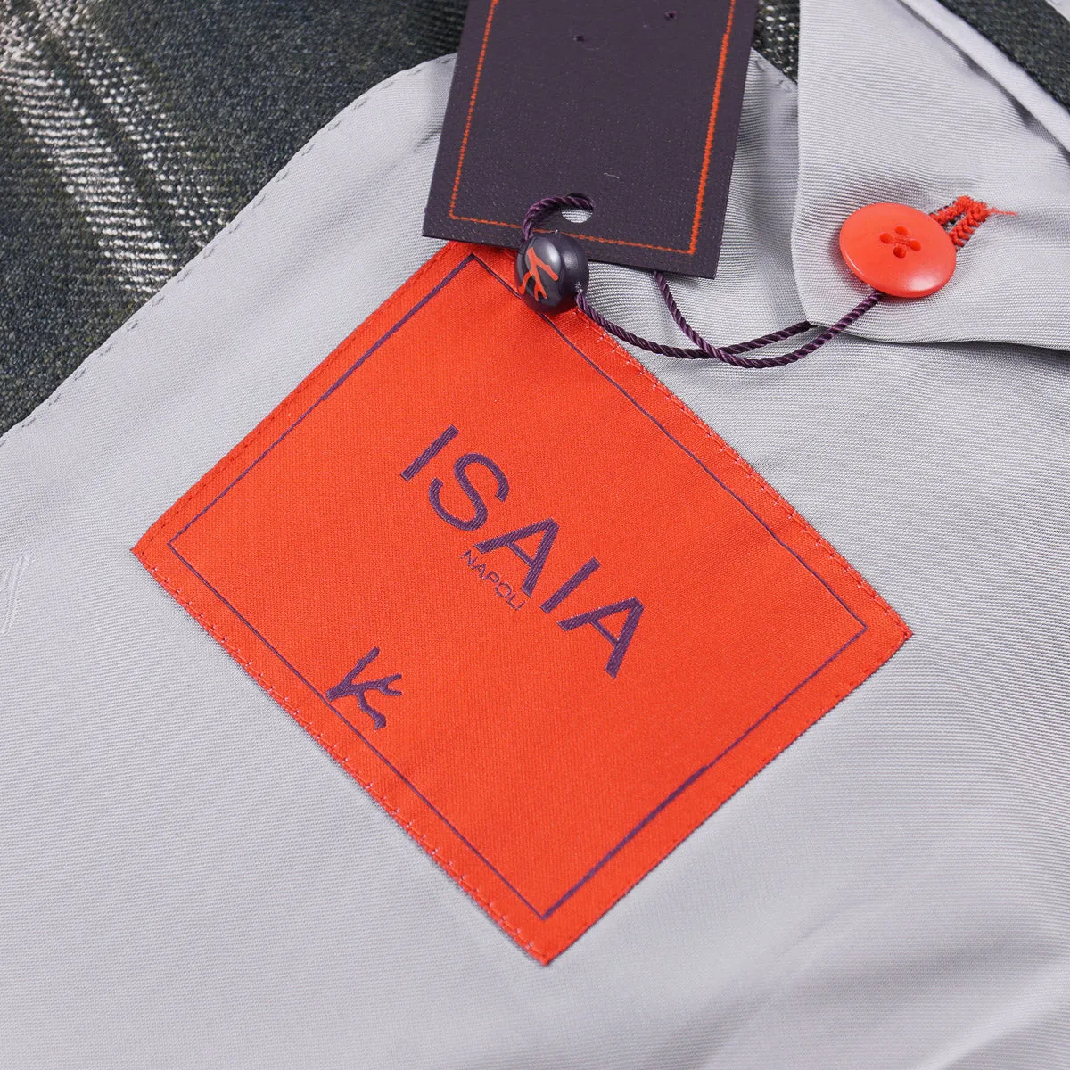 Isaia Woven Silk-Linen-Wool Sport Coat