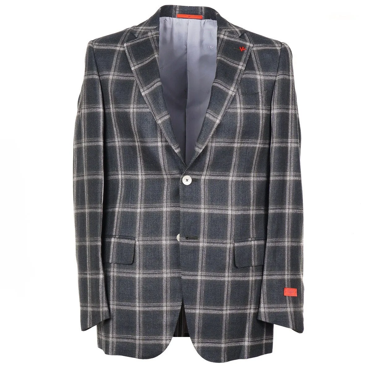 Isaia Woven Silk-Linen-Wool Sport Coat