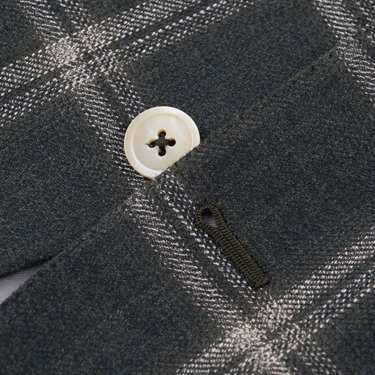 Isaia Woven Silk-Linen-Wool Sport Coat