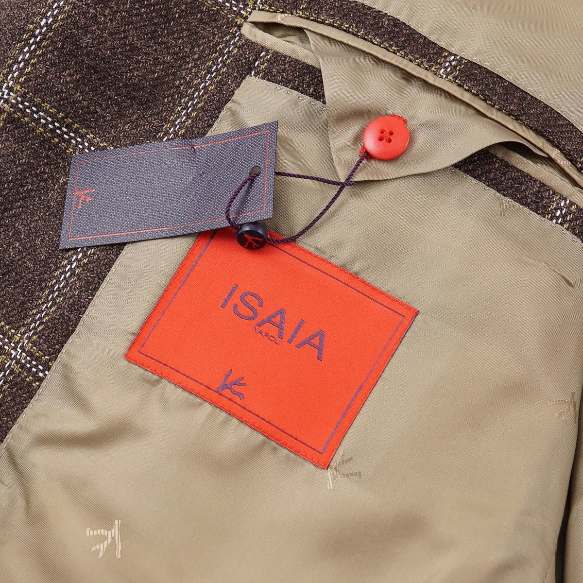 Isaia Woven Wool-Silk-Linen Sport Coat