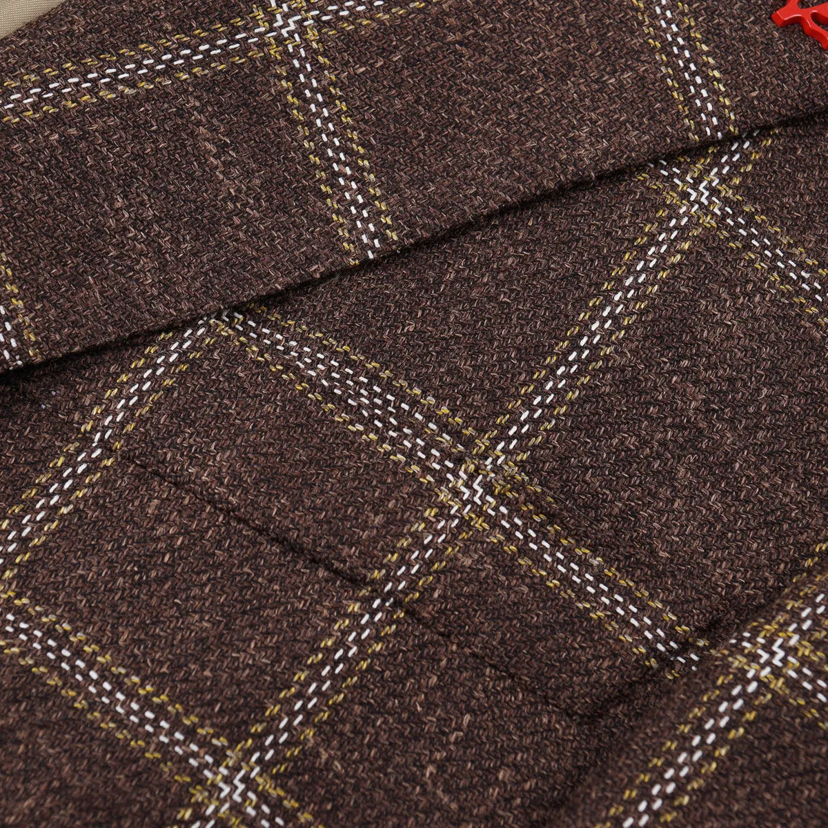 Isaia Woven Wool-Silk-Linen Sport Coat