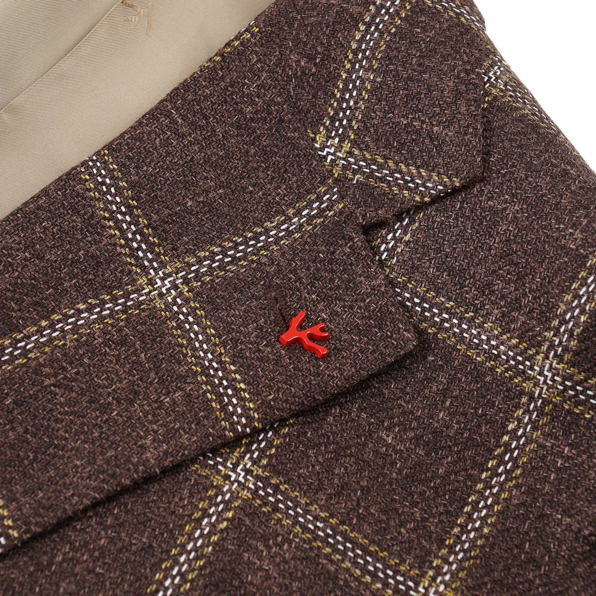 Isaia Woven Wool-Silk-Linen Sport Coat