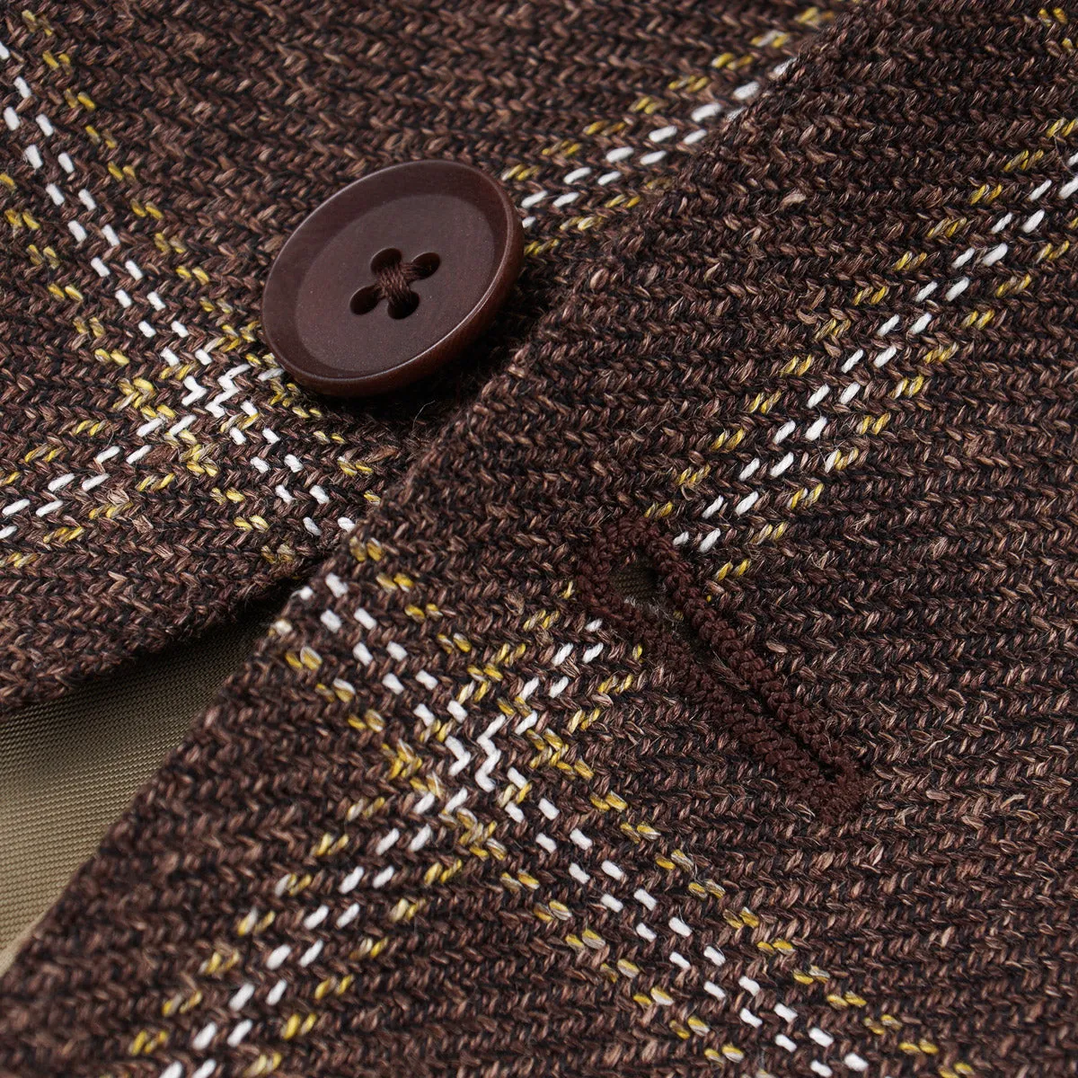 Isaia Woven Wool-Silk-Linen Sport Coat