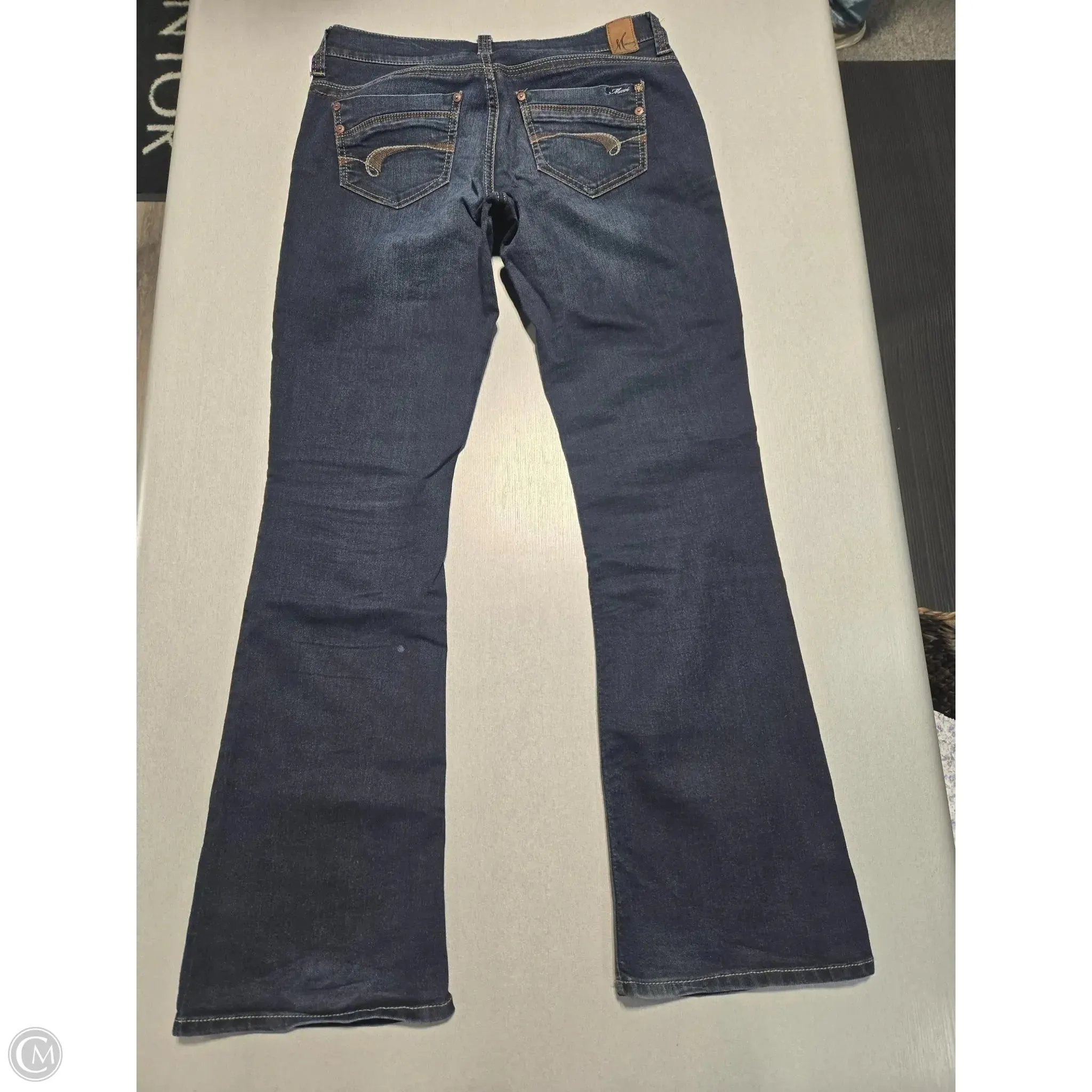 Jeans Boot Cut By Mavi In Blue Denim. Size: 4
