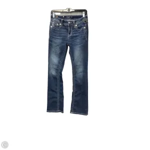 Jeans Boot Cut By Miss Me In Blue Denim. Size: 4