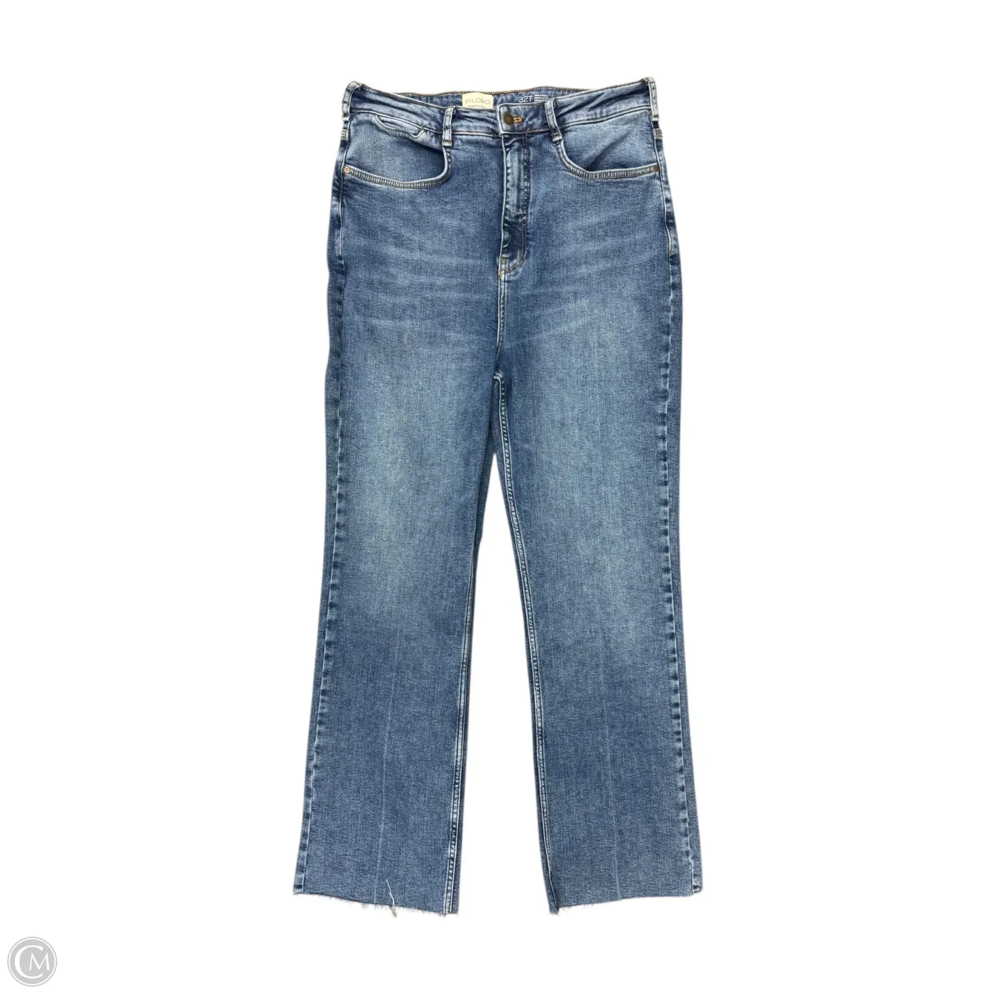 Jeans Boot Cut By Pilcro In Blue Denim. Size: 14l
