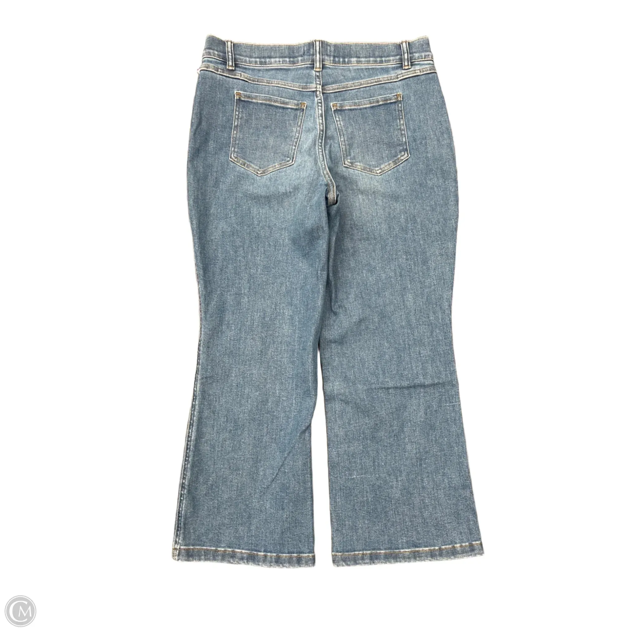 Jeans Boot Cut By Spanx In Blue Denim. Size: Xl