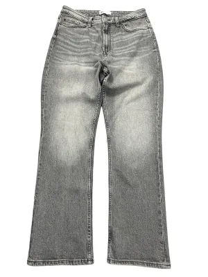 Jeans Boot Cut By Zara In Grey Denim. Size:8