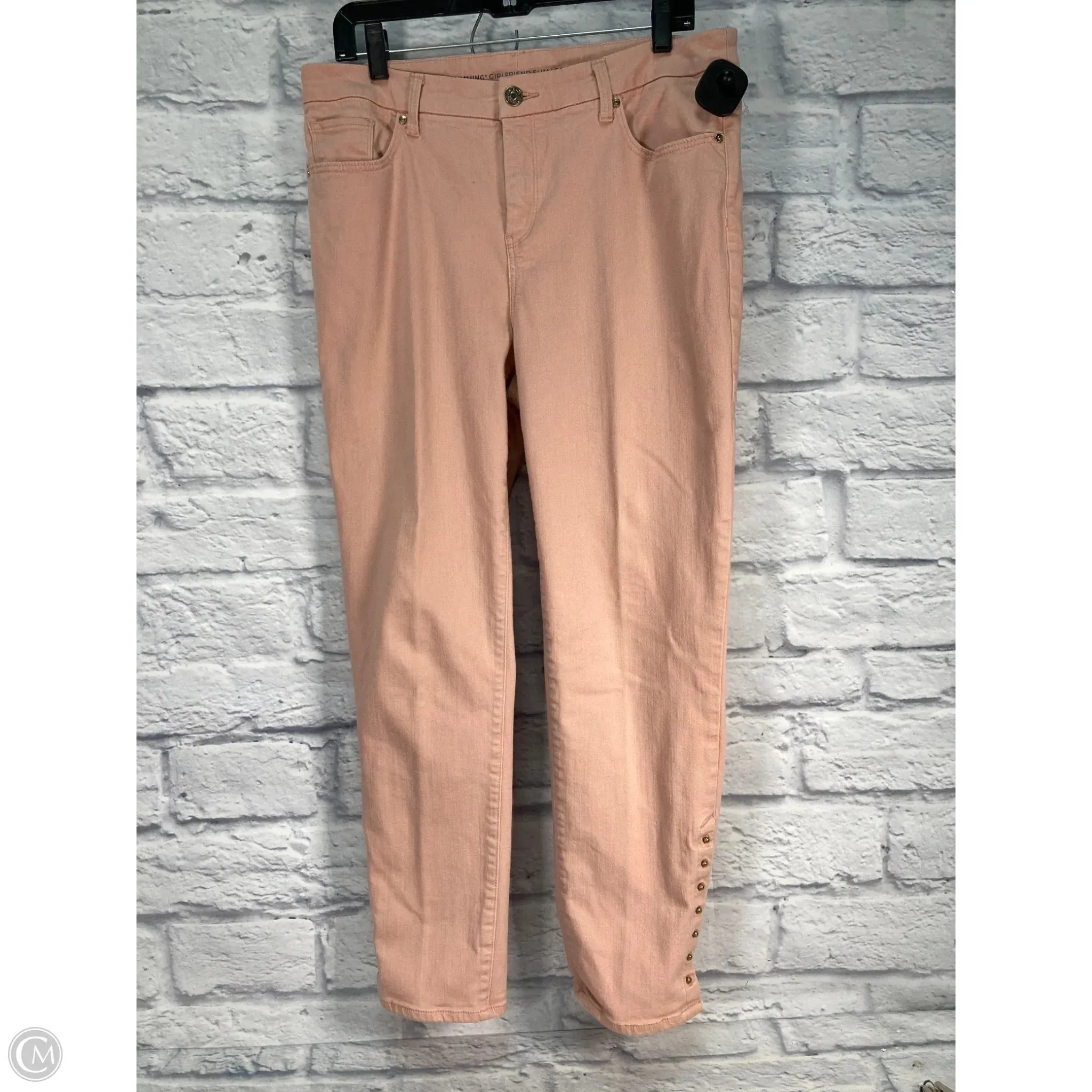 Jeans Boyfriend By Chicos In Pink. Size: 12