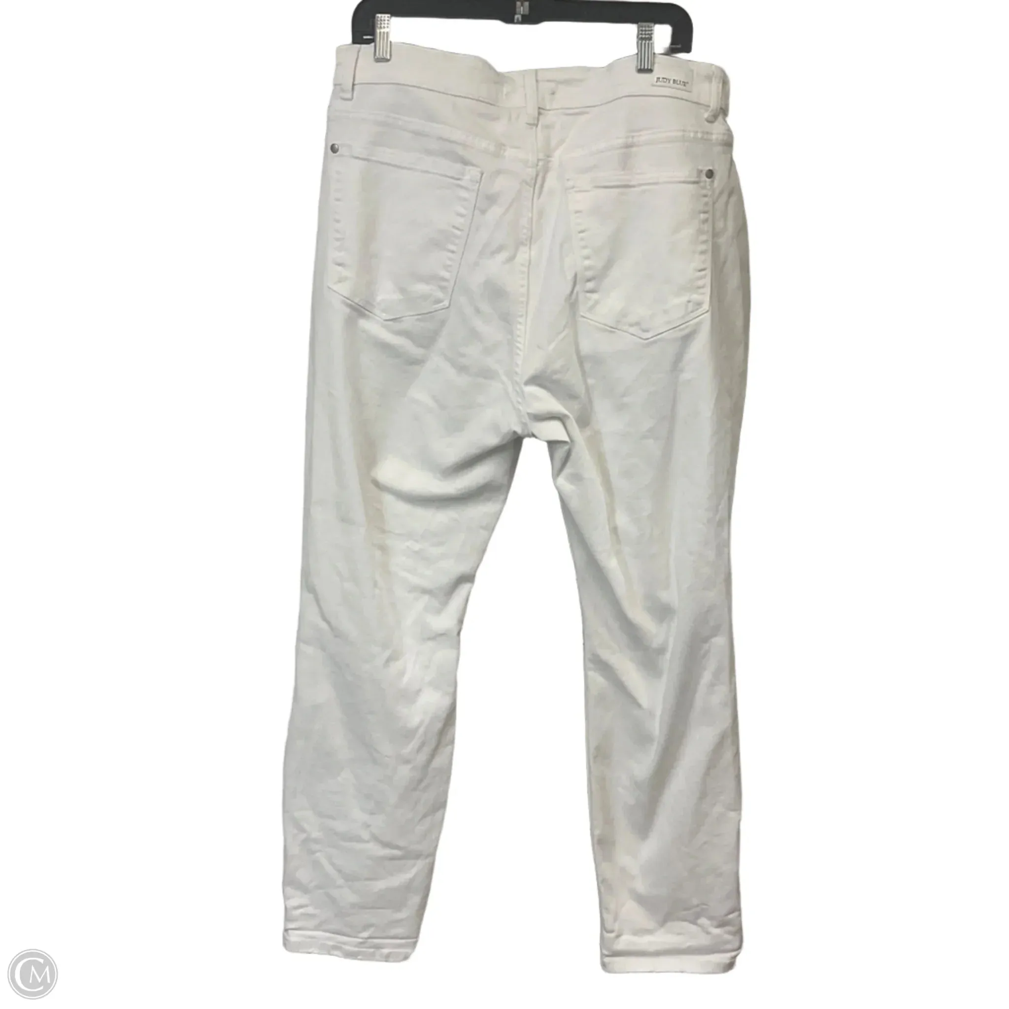 Jeans Boyfriend By Judy Blue In White Denim. Size: 18