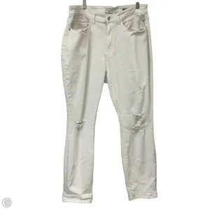 Jeans Boyfriend By Judy Blue In White Denim. Size: 18