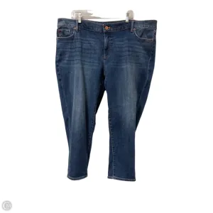 Jeans Boyfriend By Talbots In Blue Denim. Size: 20