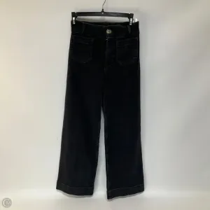 Jeans Cropped By Anthropologie In Black. Size: 0