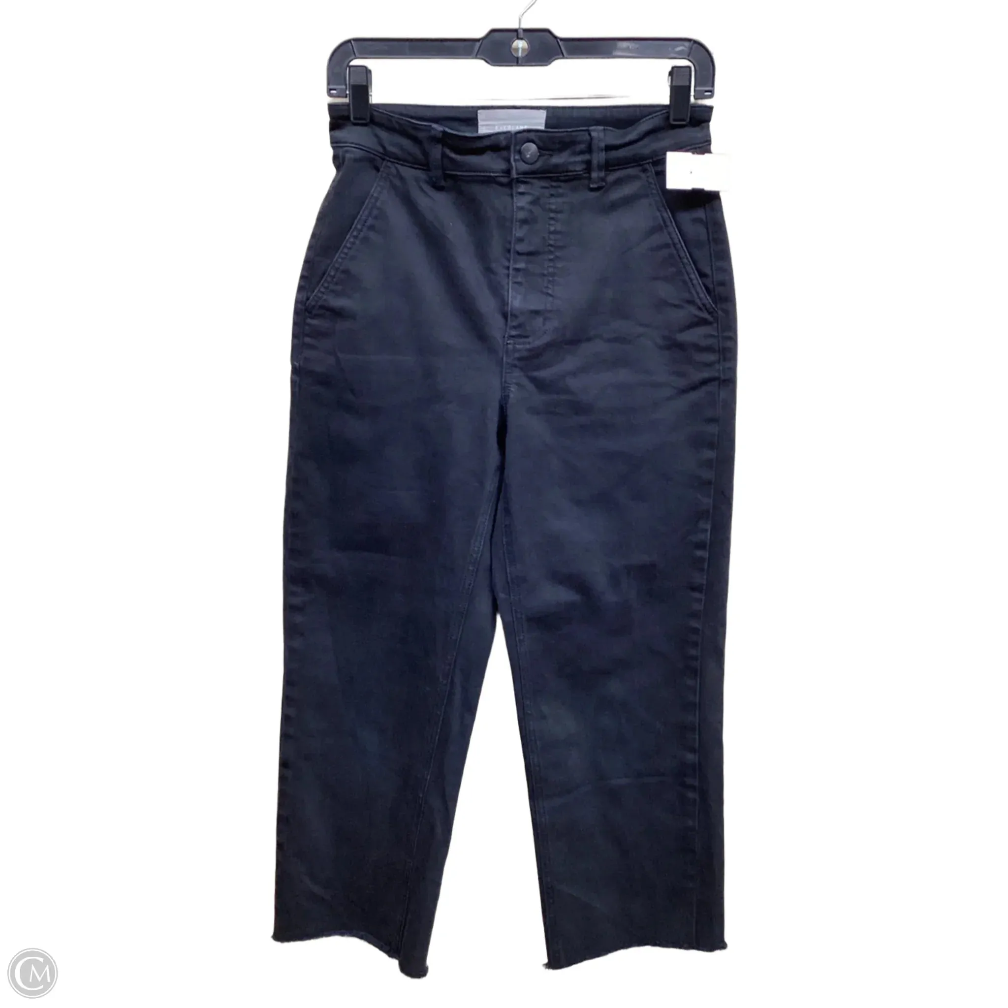 Jeans Cropped By Everlane In Black Denim. Size: 2