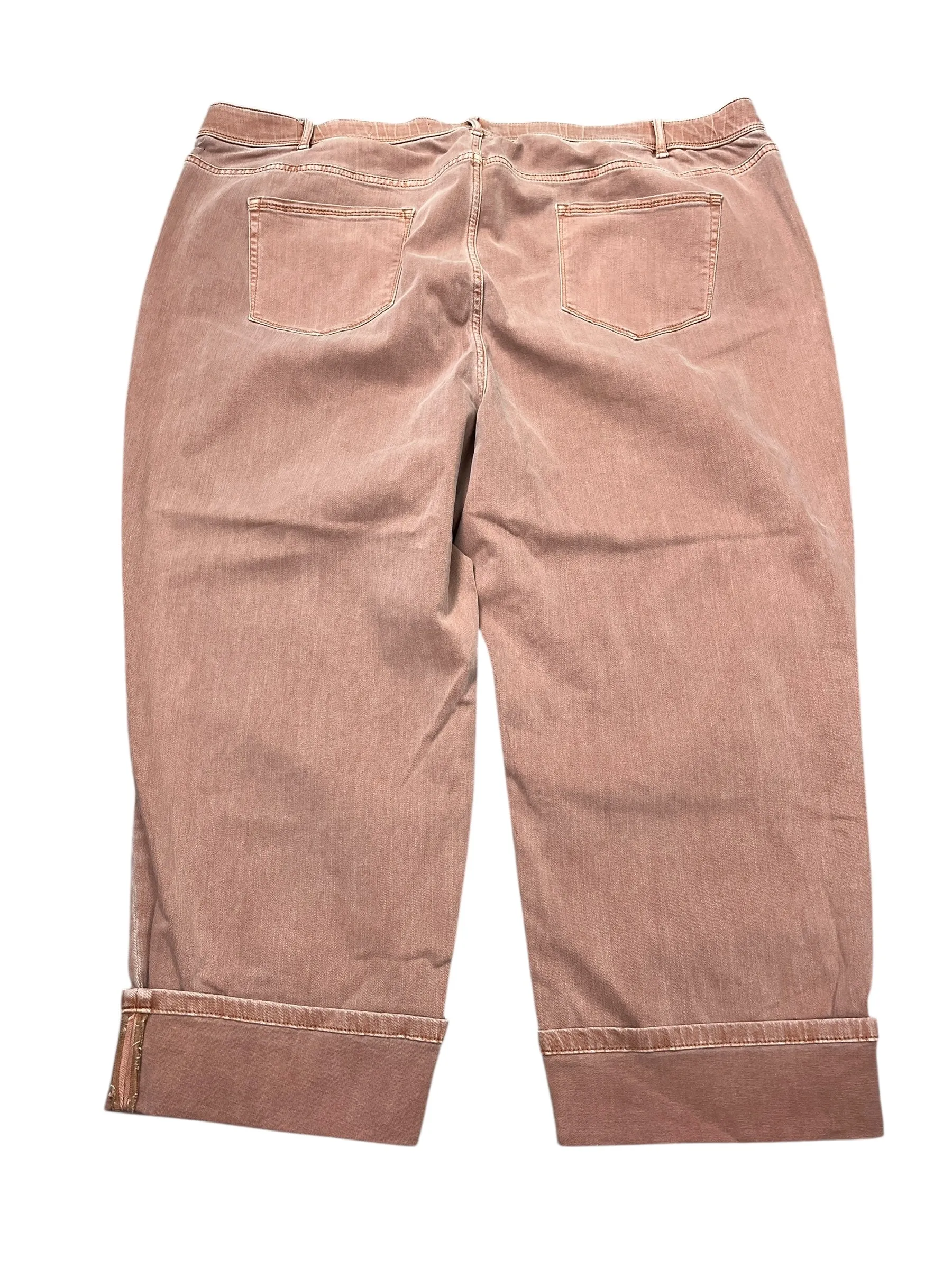 Jeans Cropped By J. Jill In Orange. Size:26