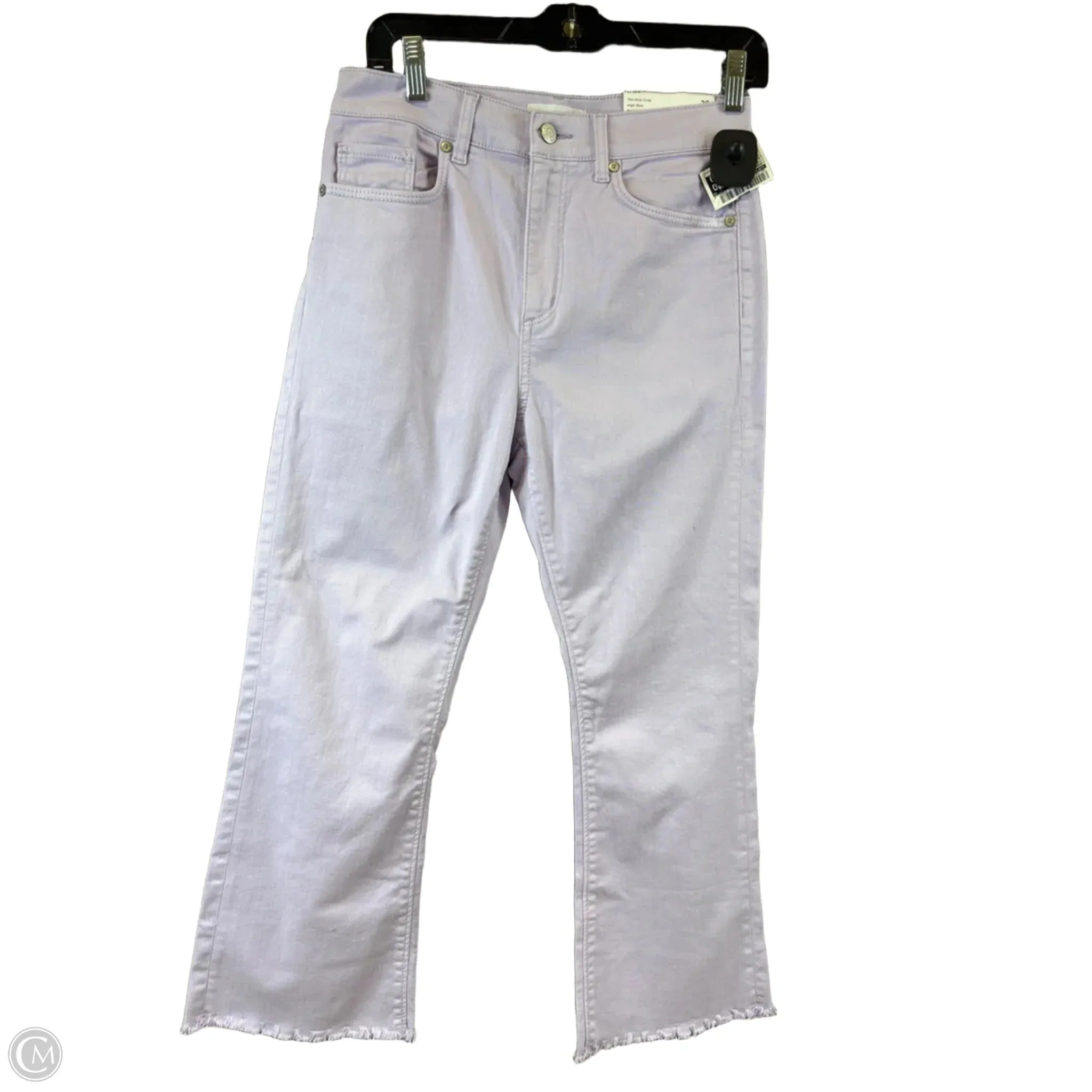 Jeans Cropped By Loft In Purple. Size: 6