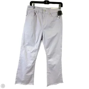 Jeans Cropped By Loft In Purple. Size: 6