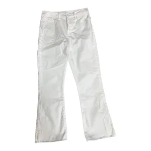 Jeans Cropped By Loft In White. Size:4