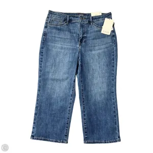 Jeans Cropped By Not Your Daughters Jeans In Blue Denim. Size: 10
