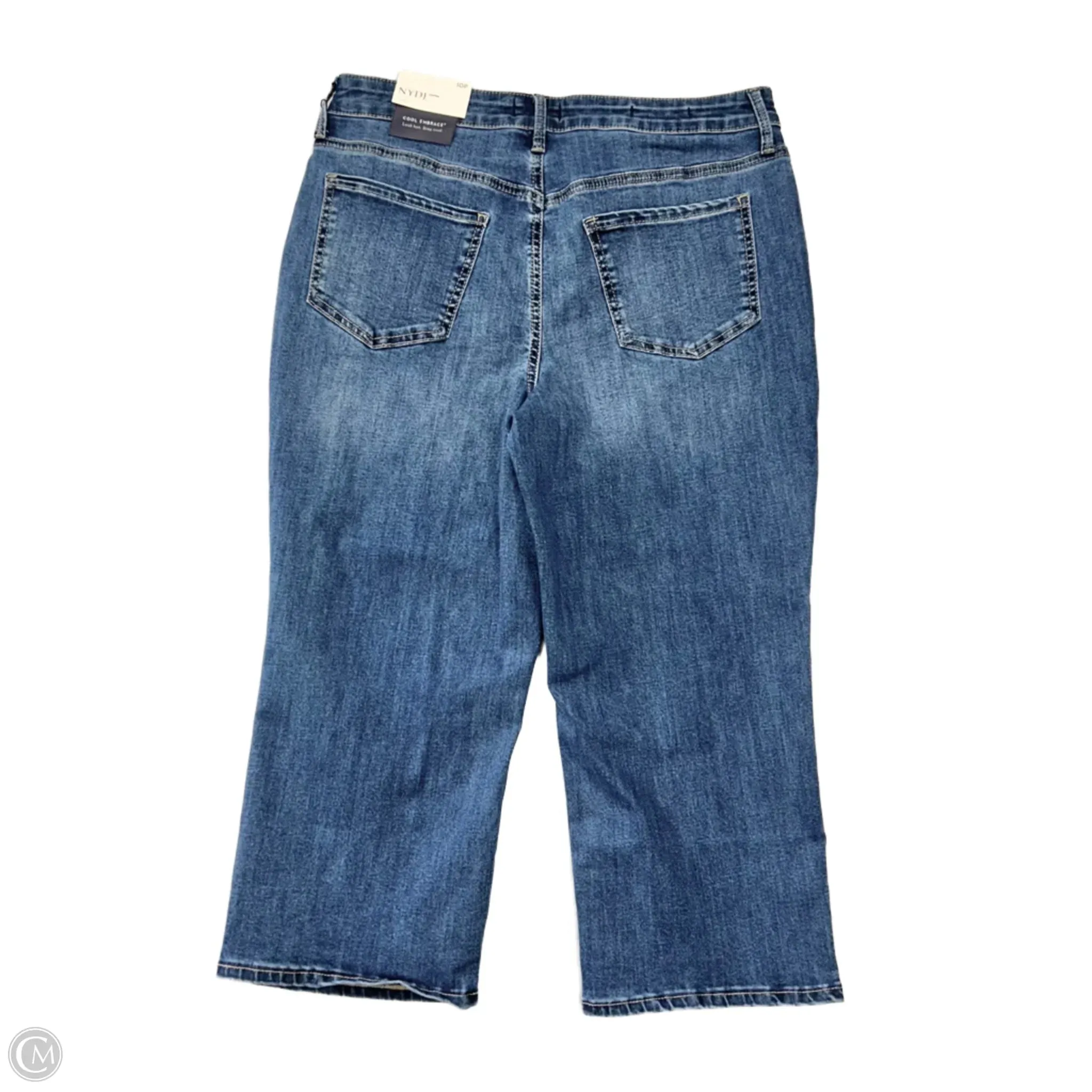 Jeans Cropped By Not Your Daughters Jeans In Blue Denim. Size: 10