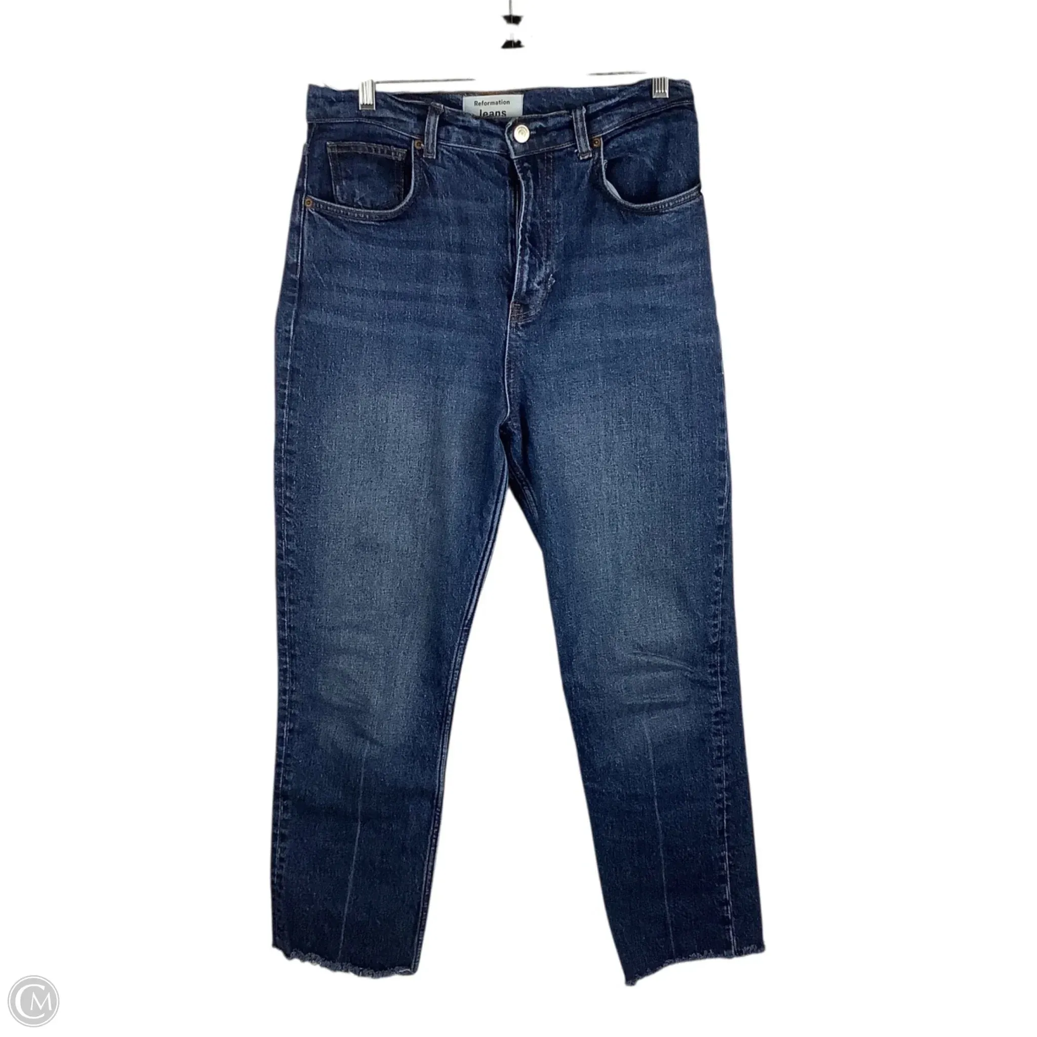 Jeans Cropped By Reformation In Blue Denim. Size: 6 (28)