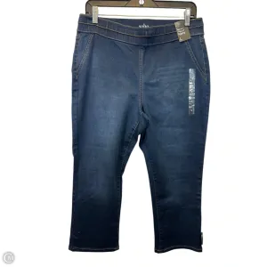 Jeans Cropped By Soho Design Group In Blue Denim. Size: L