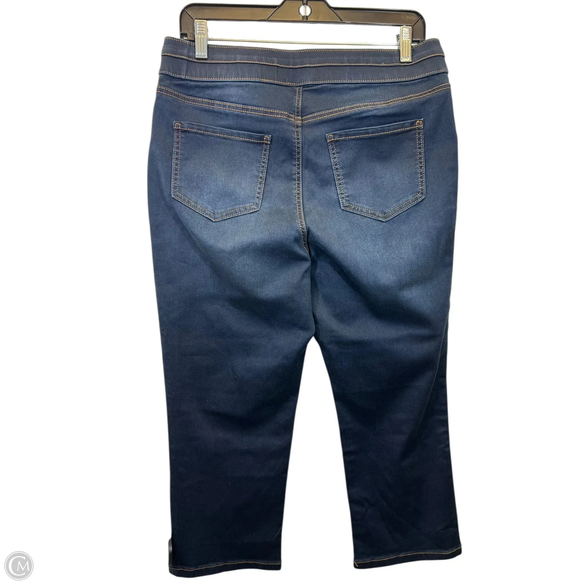 Jeans Cropped By Soho Design Group In Blue Denim. Size: L