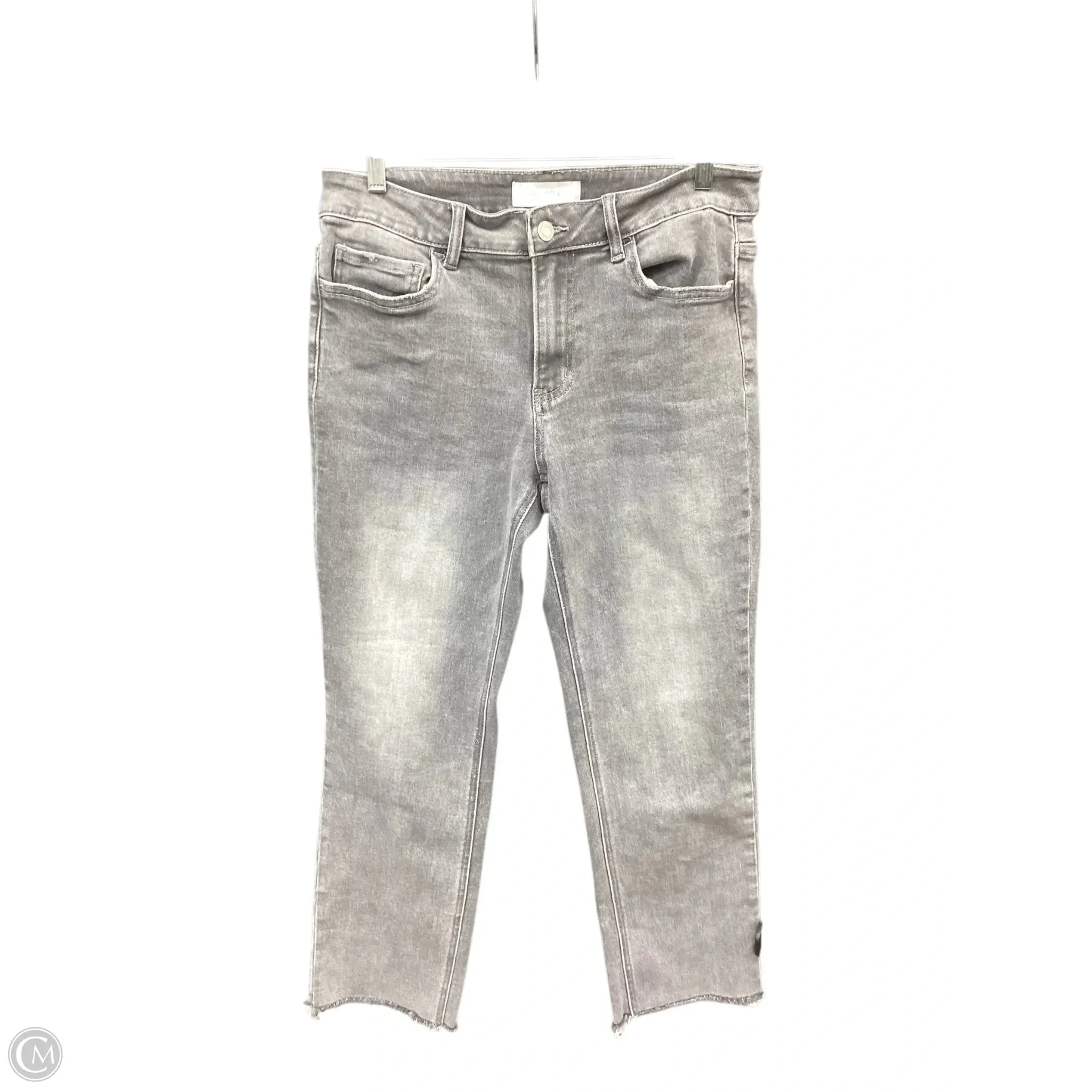 Jeans Cropped By Vervet In Grey. Size: 8