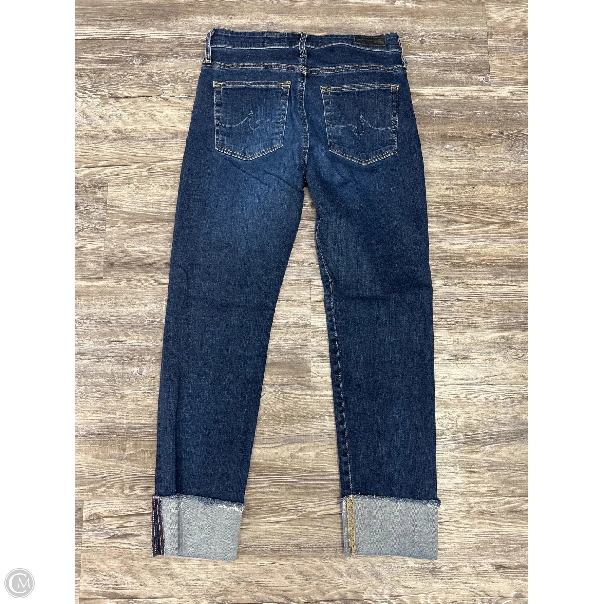 Jeans Designer By Ag Jeans In Blue Denim. Size: 4