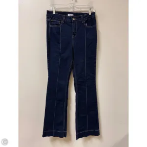 Jeans Flared By Bleu In Blue Denim. Size: 10p