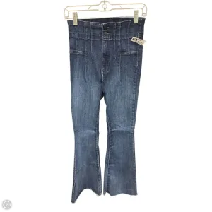 Jeans Flared By Free People In Blue Denim. Size: 4
