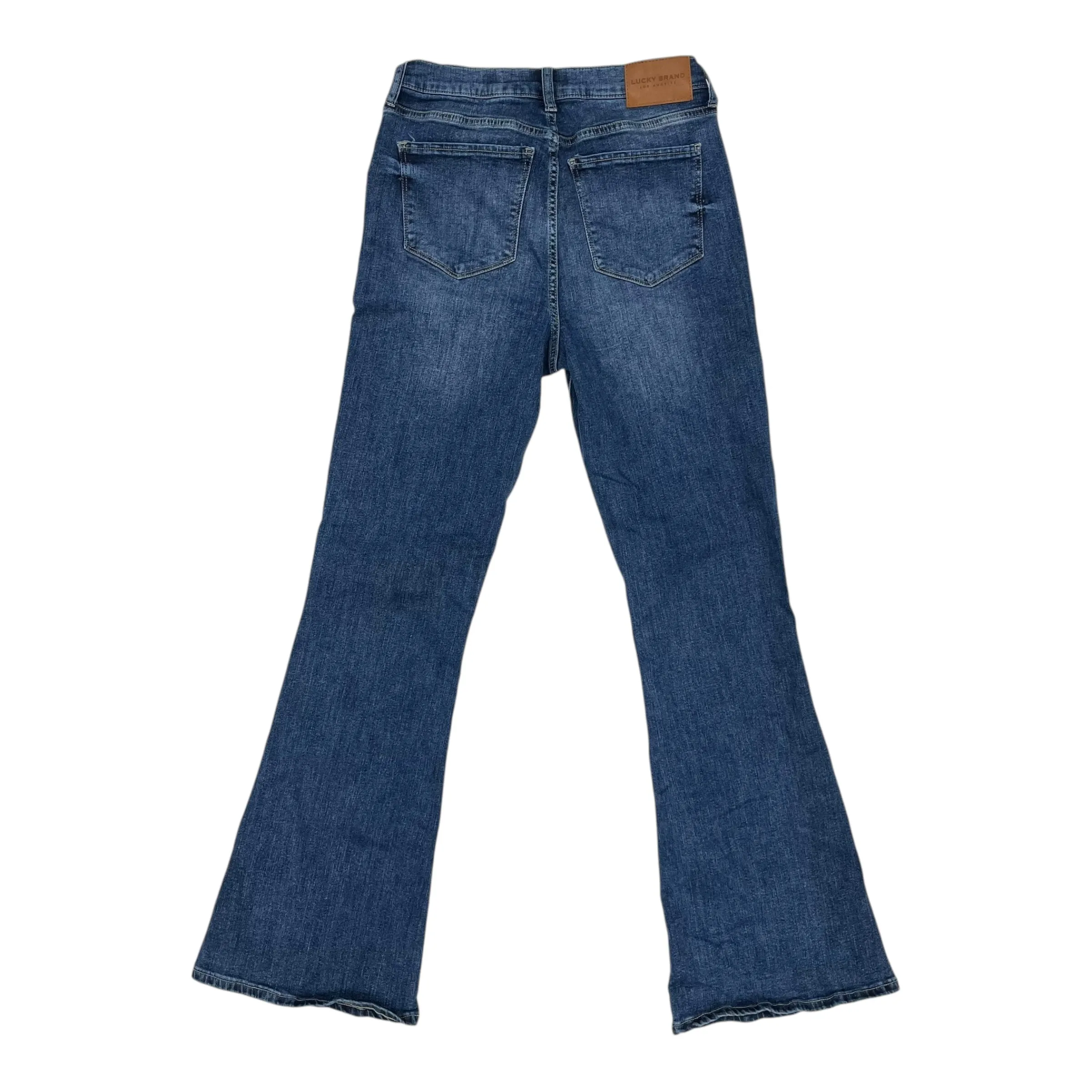 Jeans Flared By Lucky Brand In Blue Denim. Size:8
