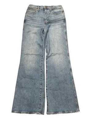 Jeans Flared By Madewell In Blue Denim. Size:8