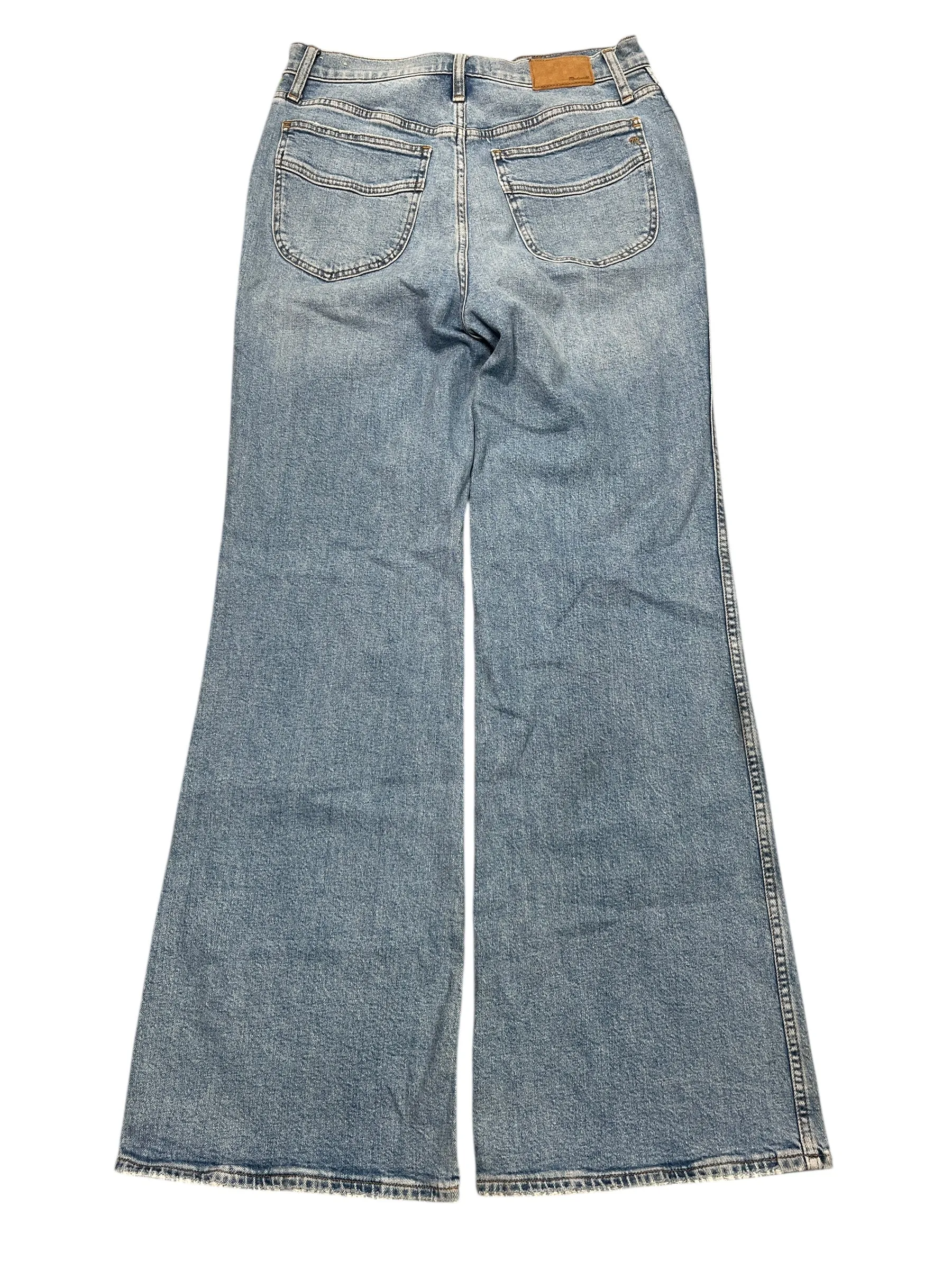 Jeans Flared By Madewell In Blue Denim. Size:8