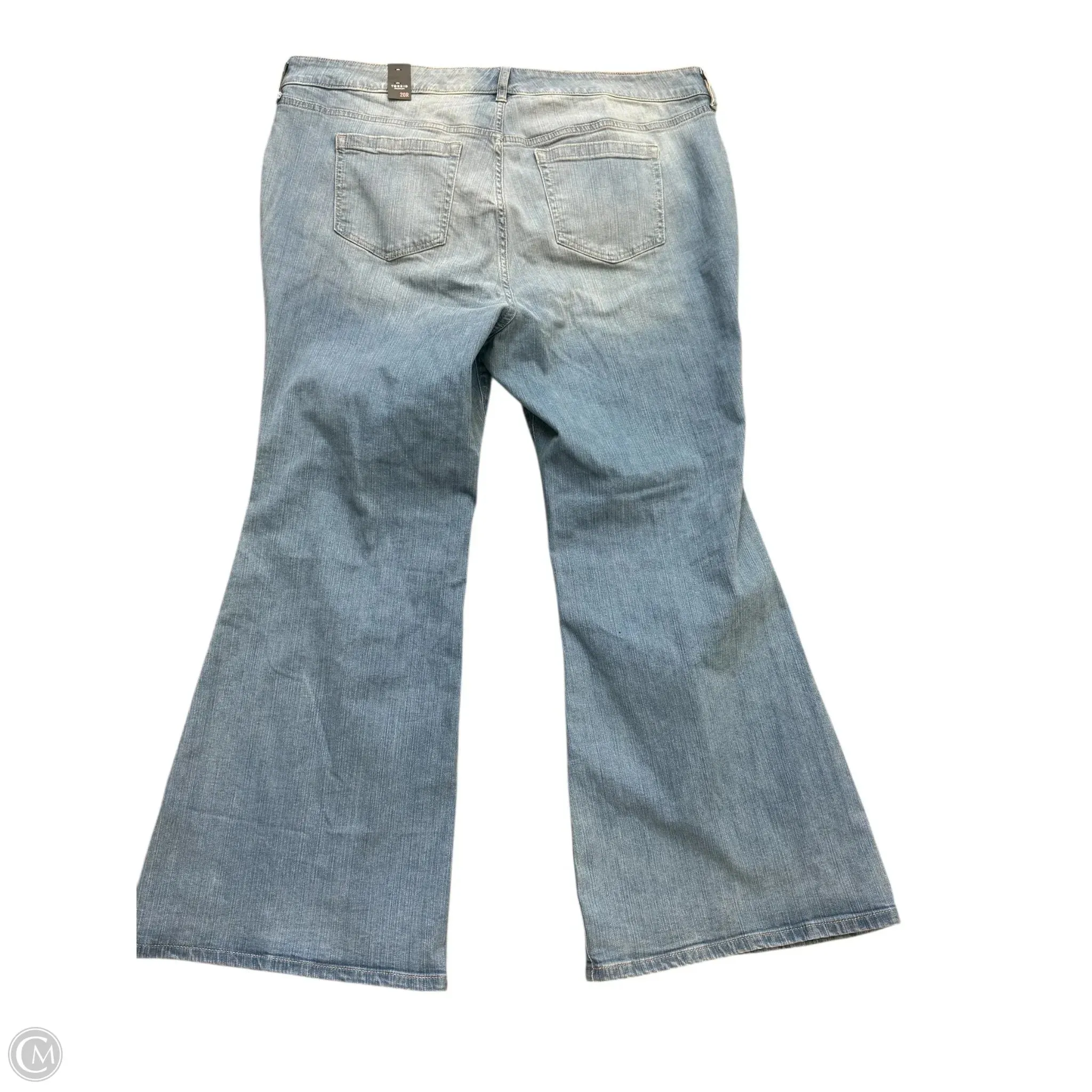 Jeans Flared By Torrid In Blue Denim. Size: 20