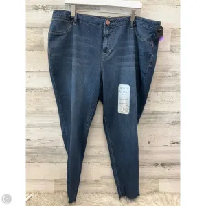 Jeans Skinny By 1822 Denim In Blue Denim. Size: 20