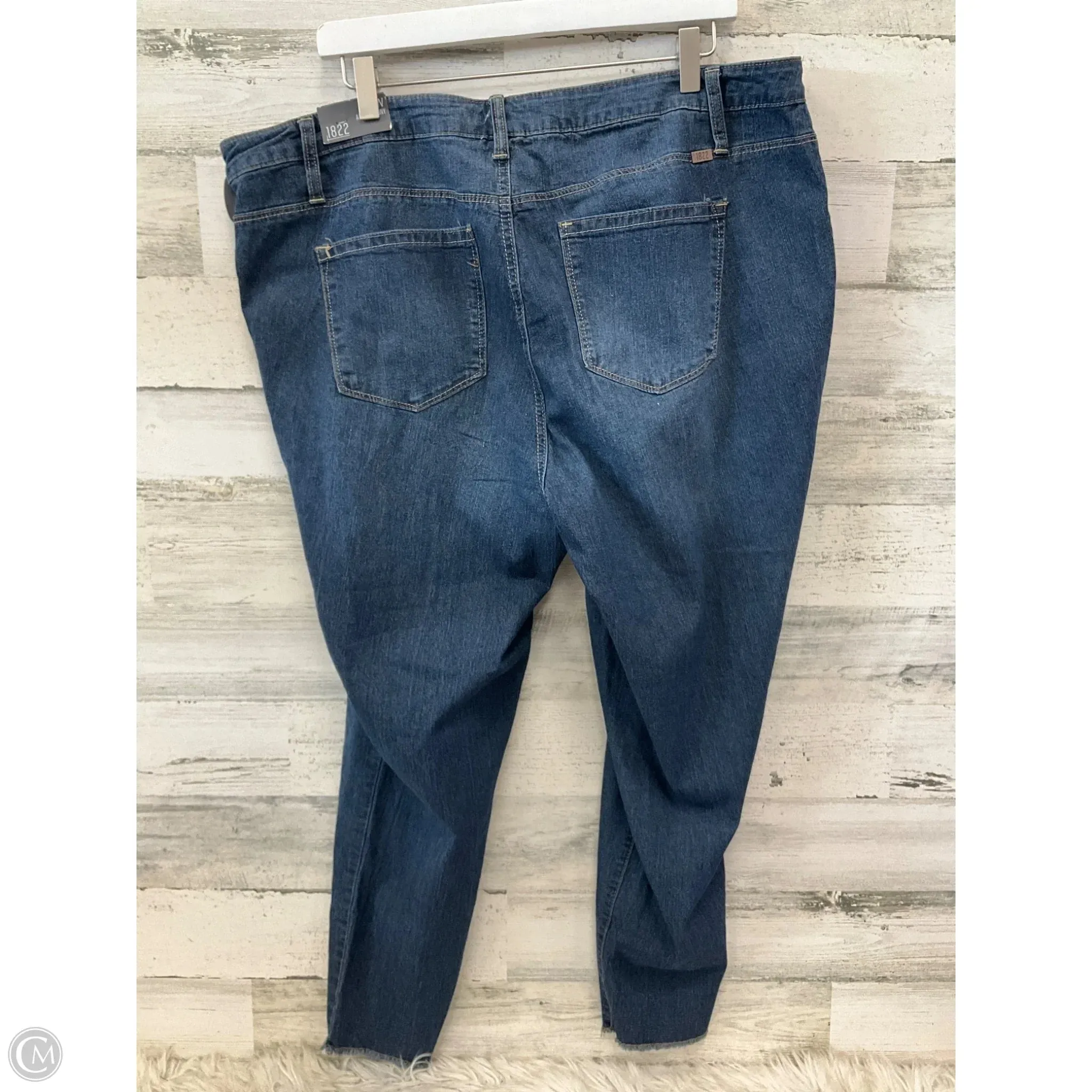 Jeans Skinny By 1822 Denim In Blue Denim. Size: 20