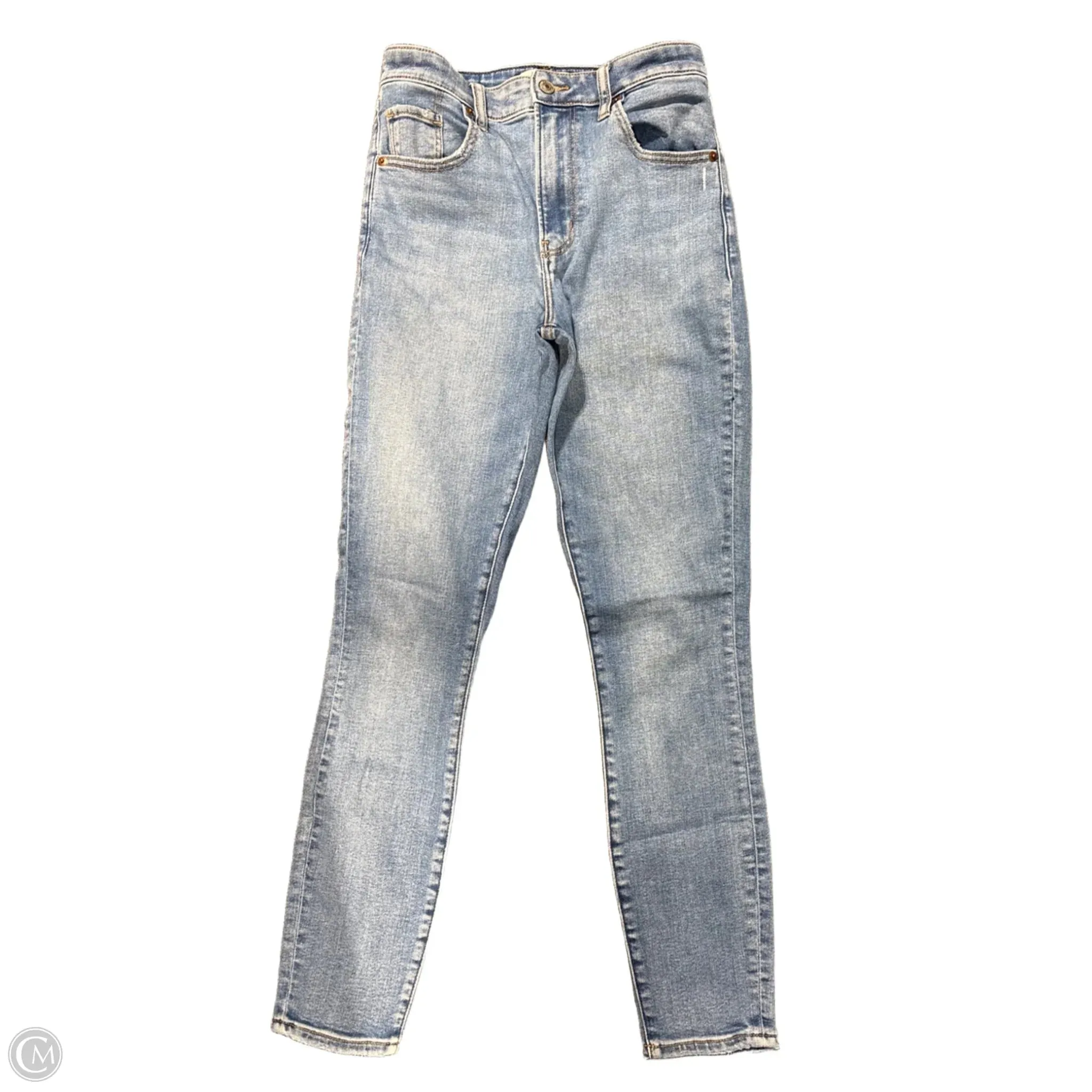 Jeans Skinny By Abercrombie And Fitch In Blue Denim. Size: 4l