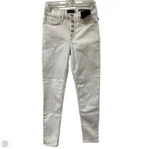 Jeans Skinny By Banana Republic In White Denim. Size: 6