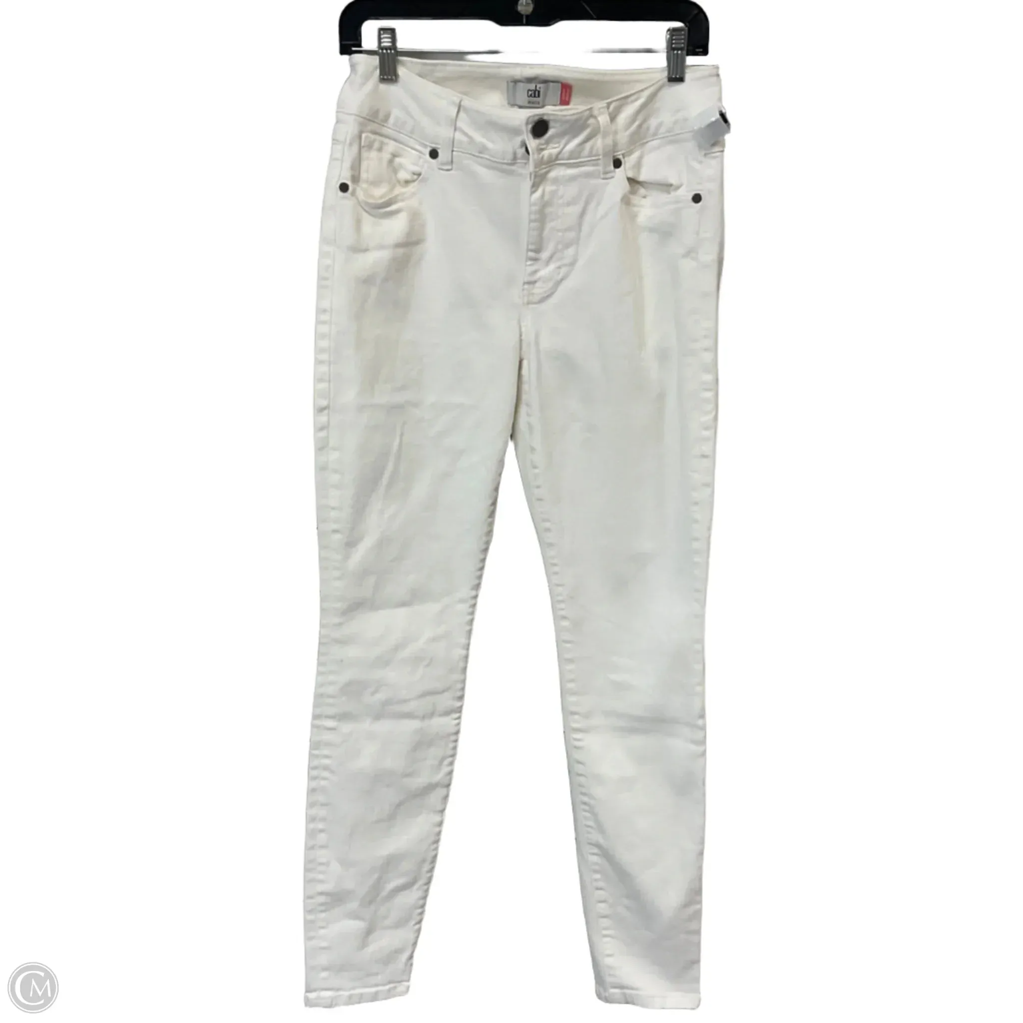 Jeans Skinny By Cabi In White Denim. Size: 6