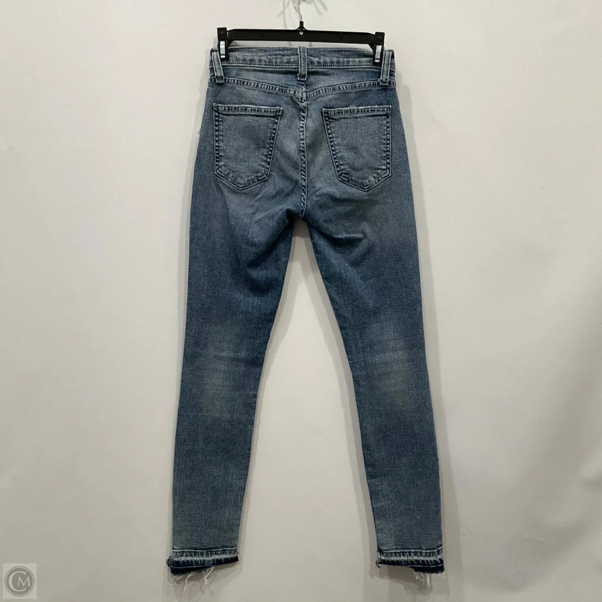 Jeans Skinny By Current Elliott In Blue Denim. Size: 0