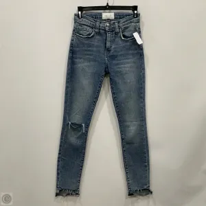 Jeans Skinny By Current Elliott In Blue Denim. Size: 0