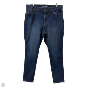 Jeans Skinny By Gloria Vanderbilt In Blue Denim. Size: 16