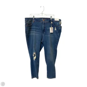 Jeans Skinny By Jessica Simpson In Blue Denim. Size: 18