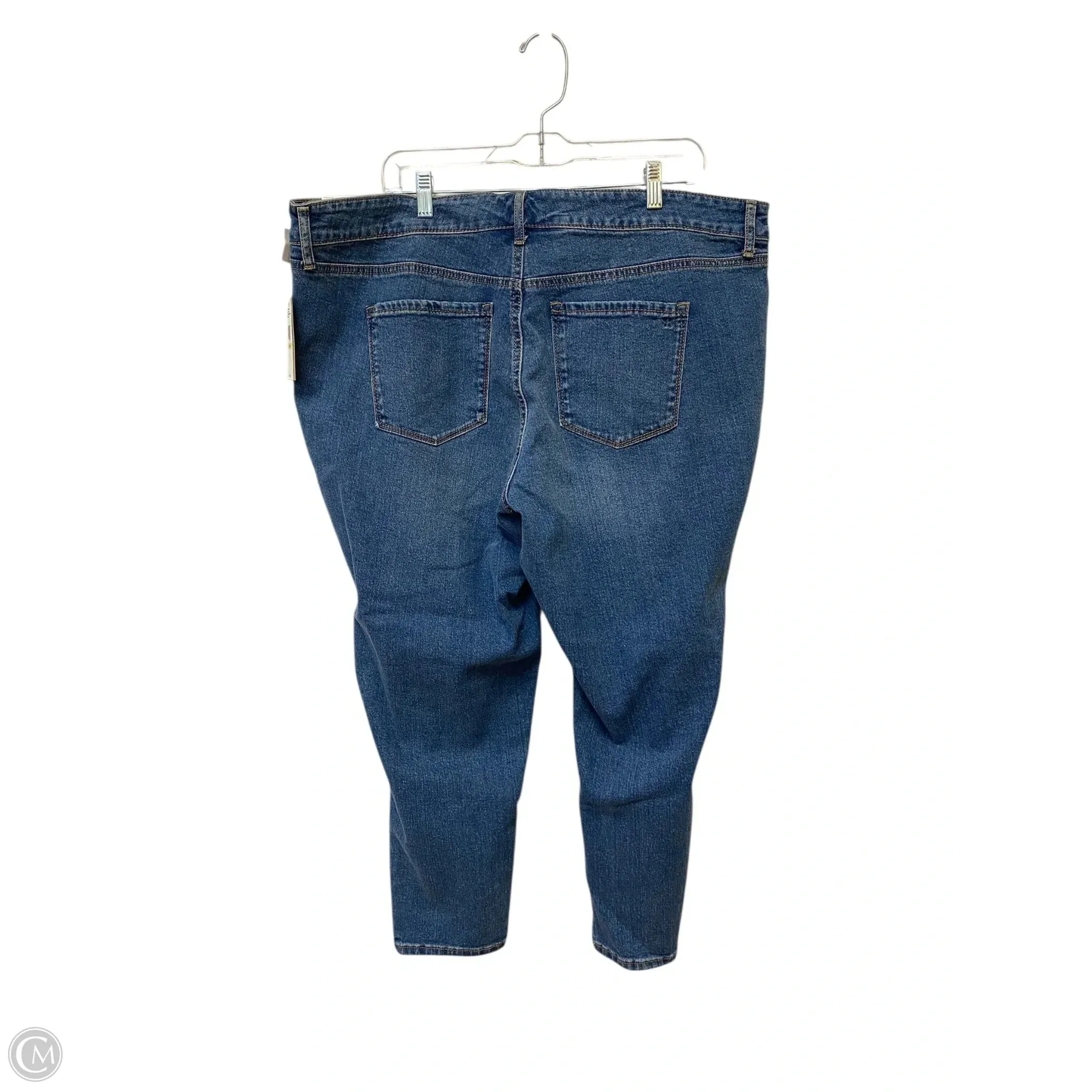 Jeans Skinny By Jessica Simpson In Blue Denim. Size: 18