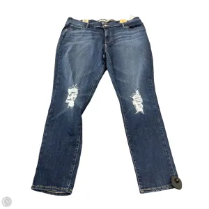 Jeans Skinny By Levis In Blue Denim. Size: 20