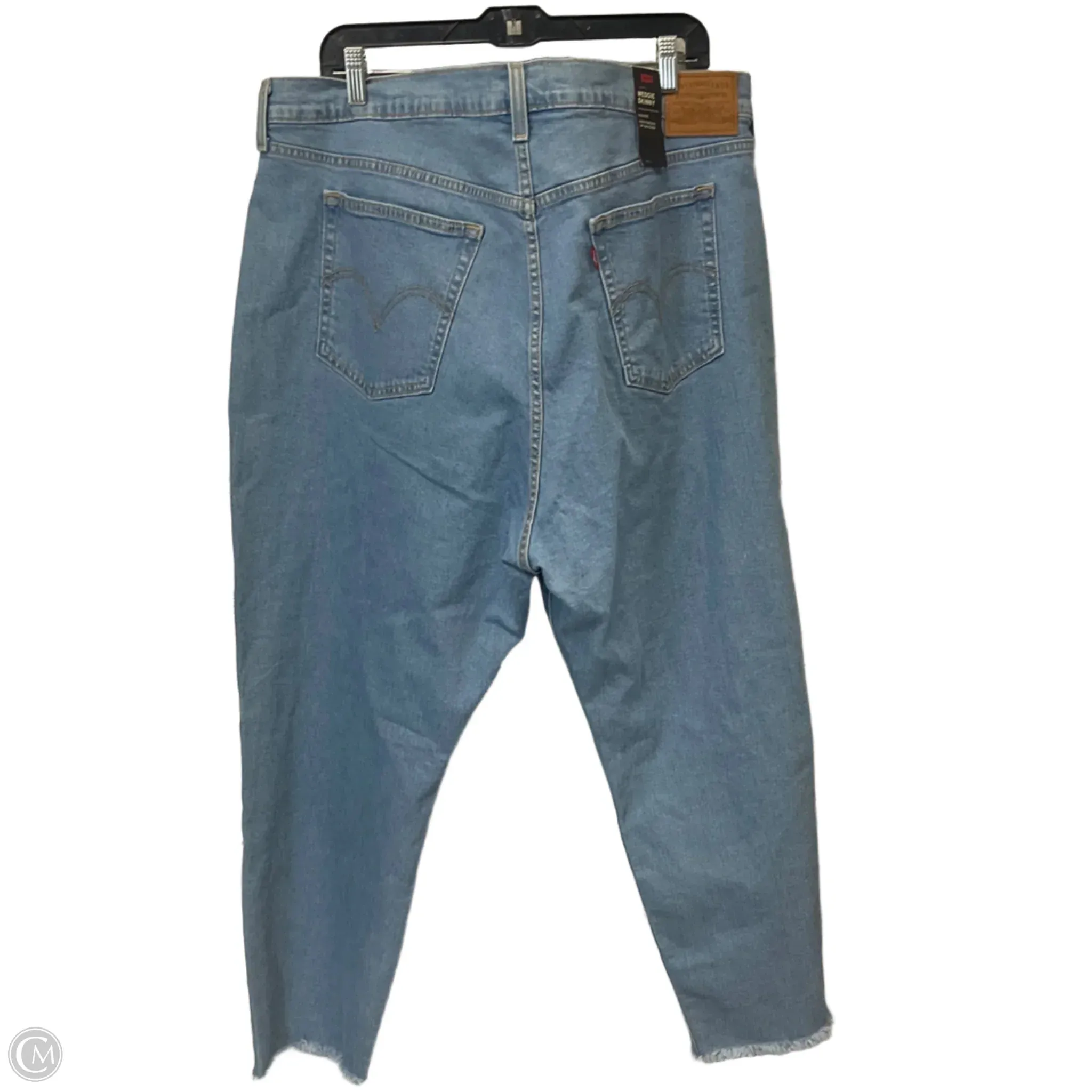 Jeans Skinny By Levis In Blue Denim. Size: 24