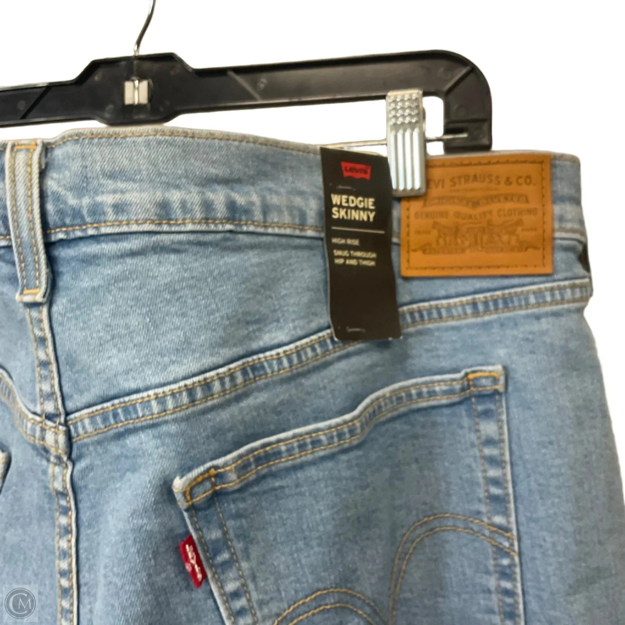 Jeans Skinny By Levis In Blue Denim. Size: 24
